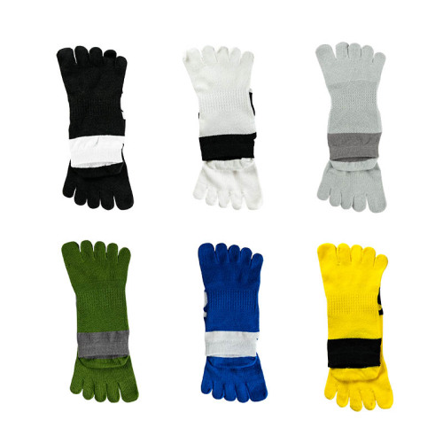 Five-finger socks cotton mesh sports men's socks