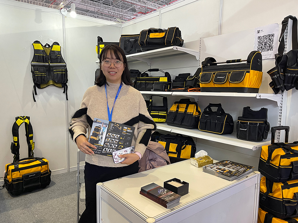 Showcases Innovative Tool Bags at the 36th China International Hardware Fair in Shanghai