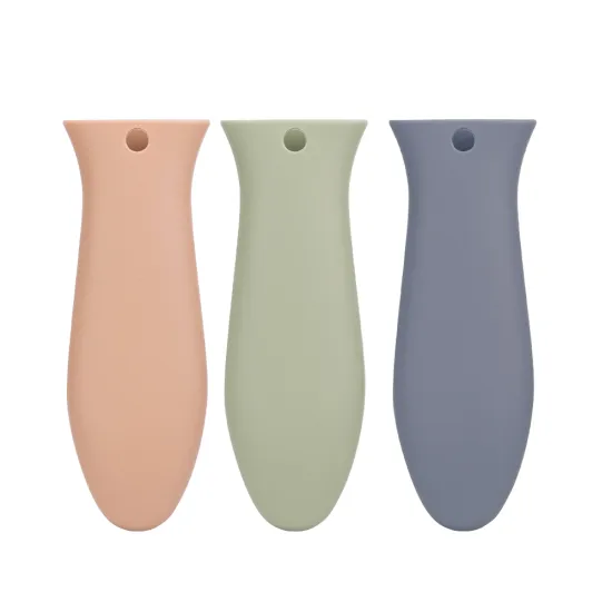 Silicone Hot Skillet Rectangular Handle Cover and Heat Resistant Pot Handle Gripper for Frying Pans and Griddles