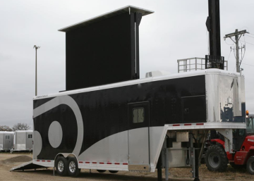 Outdoor Trailer Mobile LED Screen For Movable Advertising