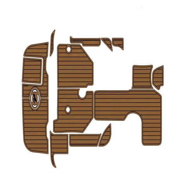 2004 Sea Ray 240 Sundancer Teak-Style EVA Foam Deck Flooring Adhesive