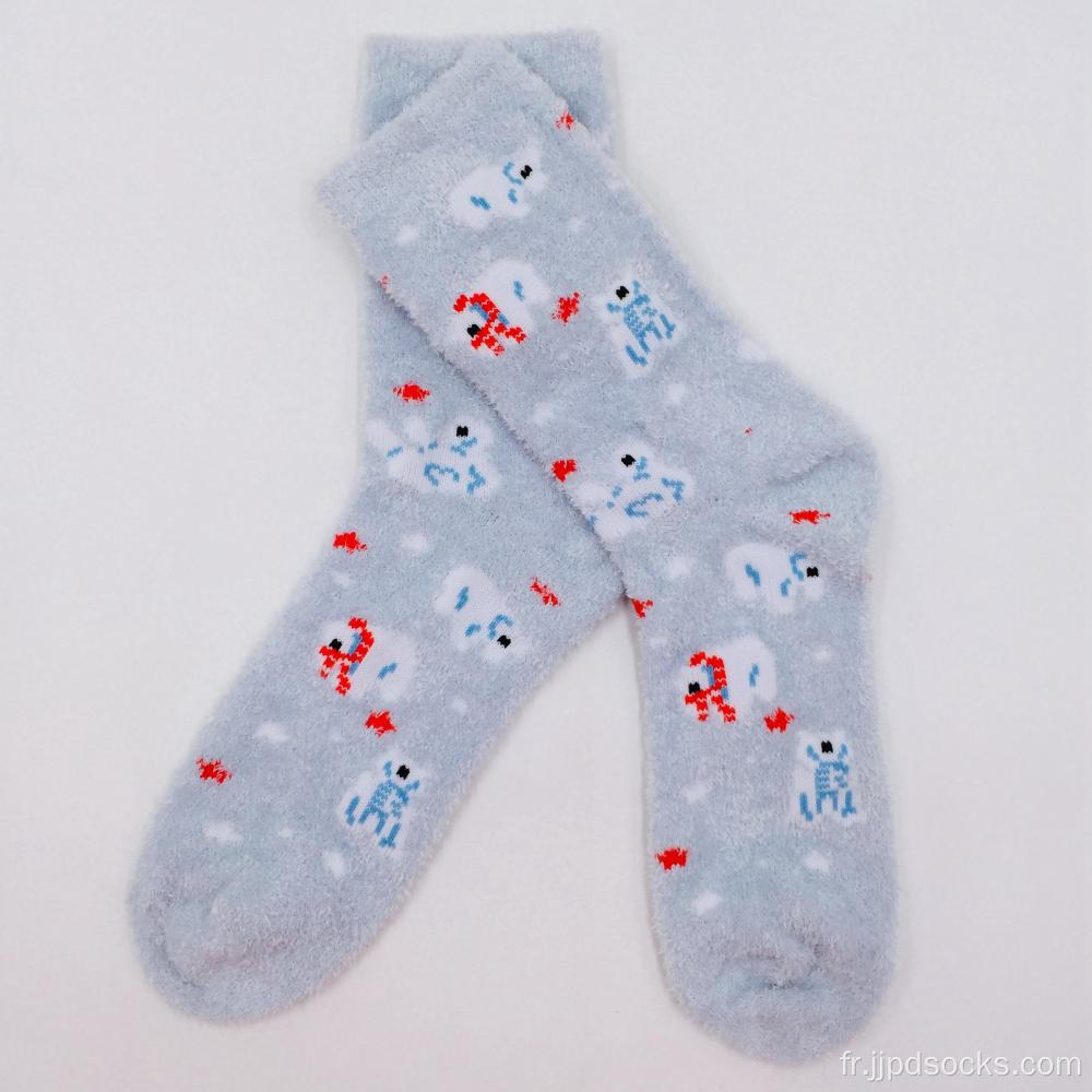 Chaussettes de pantoufle cadeau de Noël