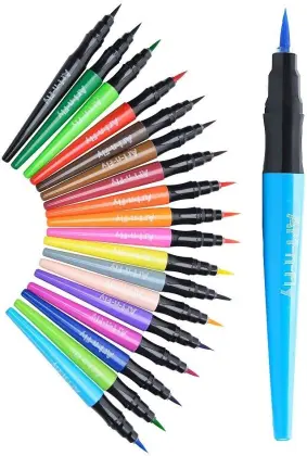 Drawing paint brush water color pen