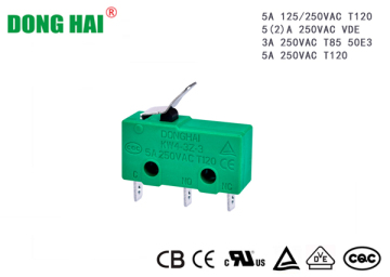 Subminiaturowy mikroprzełącznik Zacisk lutowniczy Części elektryczne