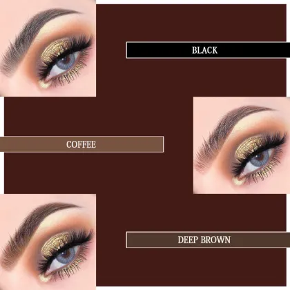 thin pencil wooden eyebrow pencil oem