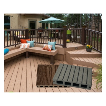 High Quality Anti UV WPC Deck Tiles for Outdoor Wood Plastic Composite Decking Floor
