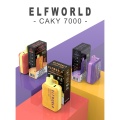 Elfworld caky7000puffs vapes recarregáveis ​​descartáveis