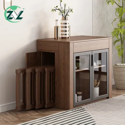 Multifunctional Extendable Table Folding Stool Dining Table