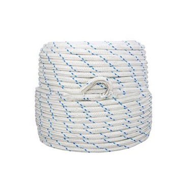 Marine Nylon Three-Strand Floating Rope - White with Blue Mark