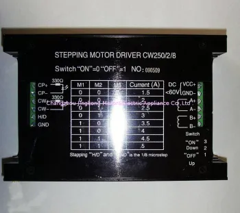 2 Phase Stepper Motor Drivers 5a 57mm Cw250 For Nema 23 Stepper Motor