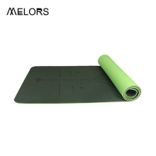 Green Eco friendly Tpe Yoga Mat