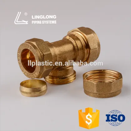 Hight quality copper pipes fittings copper equal tee