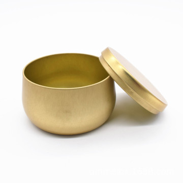 Ready-to-Ship 4oz &amp; 8oz Gold, White, Black Candle Tins/burkar-Metallförpackningsbehållare/fartyg