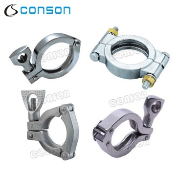 stainless steel sanitary tri clamp clamps