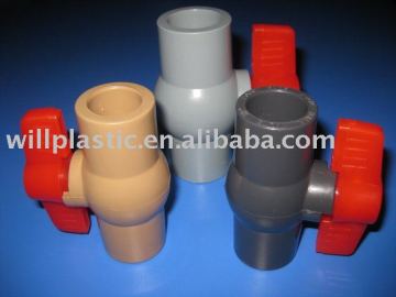 Compact PVC ball valve