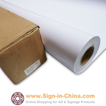 50" (1.27m) High Quality Bubble-Free White Glue Self-Adhesive Vinyl Film/Vehicle Wrap