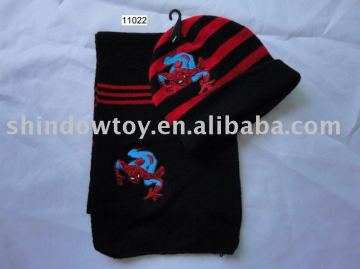 knitted winter Scarf & Hat Sets
