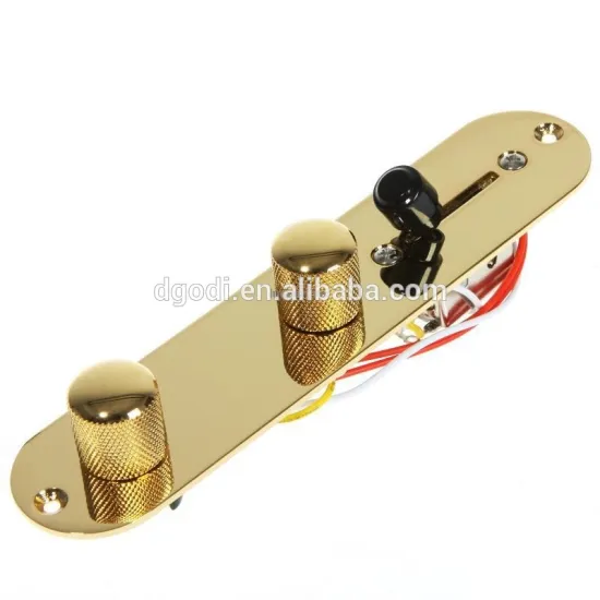 guitar pickup parts of gold plated brass guitar bridge and guitar knob from china supplier