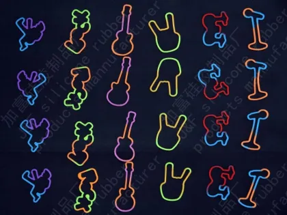 animal shaped silicone rubber band hair elastic rubber band