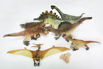 8 Models Plastic Dinosaur model