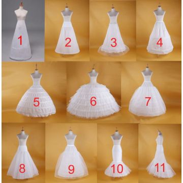 2019 New Hot Sell Bridal Wedding Petticoat Hoop Crinoline Prom Underskirt Fancy Skirt Slip