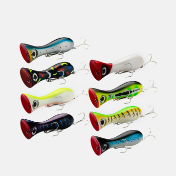 9,5 cm 31G Eau salée Floating Topwater Big Game Fishing Lure - Design 3D Design Artificial Bait Wobblers
