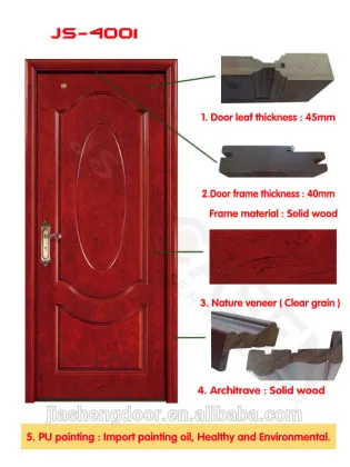 mahogany panel wooden door room door