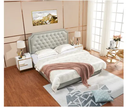 Customized OEM ODM Luxury Hotel Upholstered Beds