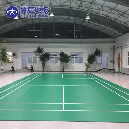 International Standard Badminton PVC Flooring 4.5mm Thick Waterproof Sports Floor