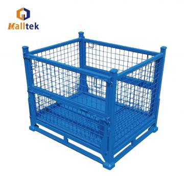 Cage de grille à mailles en métaux pliables