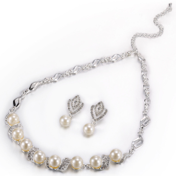 2018 Pearl Necklace, Pearl Bridal Jewelry Set