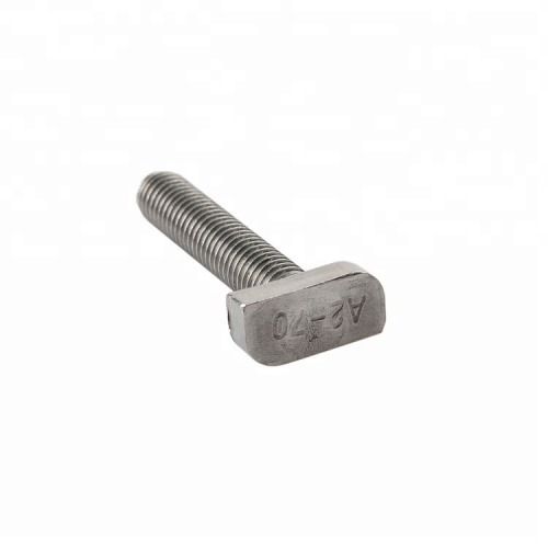 Metric stainless steel T-head bolts