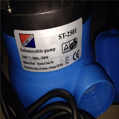  Dirty Water Pumps ST-2501 350W Submersible pump  Manufactory