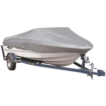 Factory Direct Sales 600D Oxford Water and UV Resistant Trailerable Universal Boat Cover