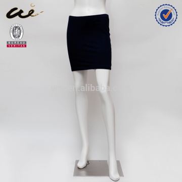 light weight black color lady short skirt;cotton rib skirt;dress skirt