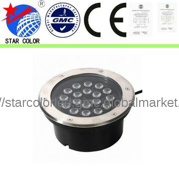 9X1W Waterproof inground lighting