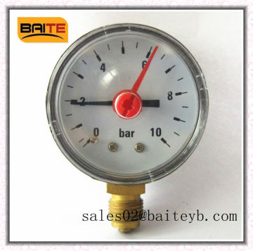 Plastic case recording pressure gauges,0-10bar