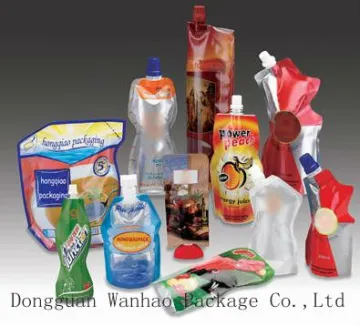 Standup pouch with spout