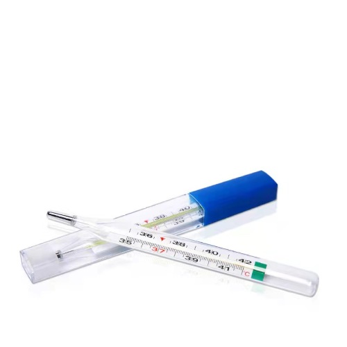 Glass hydraulic mercury-free thermometer