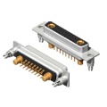 17W2 D-Sub Mixed Contact Connectors Vertical Mount Female