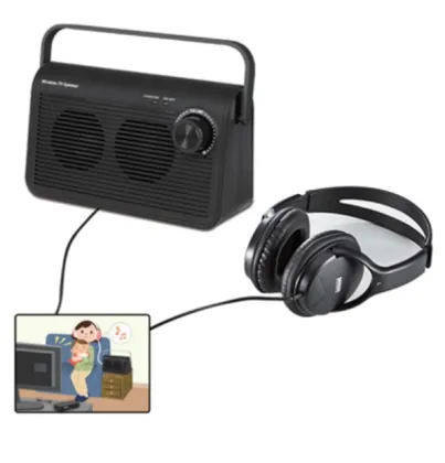 Voice Amplifier: Mobile Teaching Loudspeaker - Black White