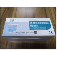 Máscara protetora cirúrgica médica descartável