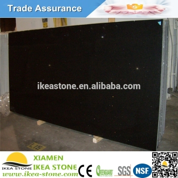 Crystal Sparkle Black Polished Slab Quartz Stone Price