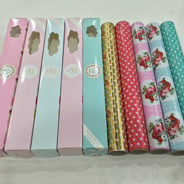 Logo Print Aluminum Foil Roll in Box with Window