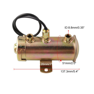 Bomba de combustible eléctrica modificada para automóvil bomba diesel 12v