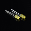 5mm Flicker Yellow LED Pale Diffused Candle Blinking