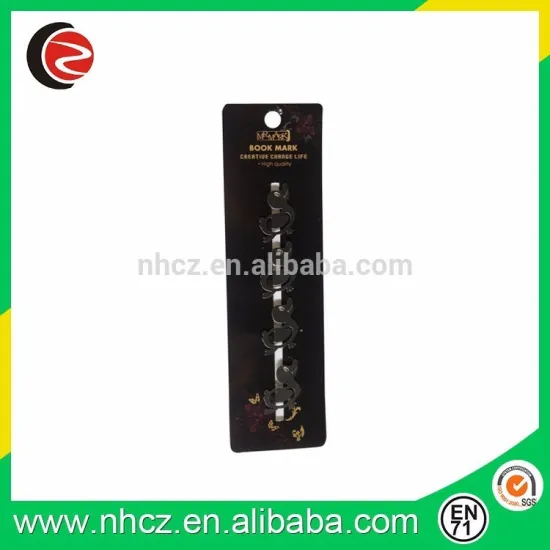 custom cute small duck metal bookmark