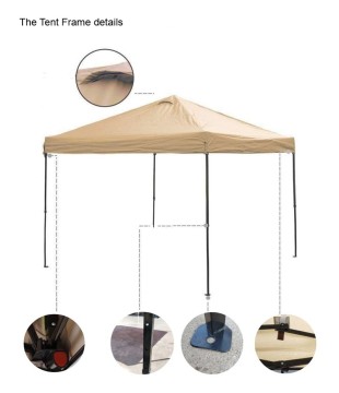 High Quality Portable UV Protected Waterproof Professional Trade Show Canopy Gazebo Tent