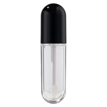 Transparent 4ml Lip Gloss Empty Plastic Tube - Screen-Printable Lip Glaze Packaging