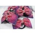 Sublimert Ombre Shiny Cheer Bows Supply